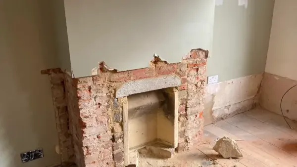 Chimney breast removal