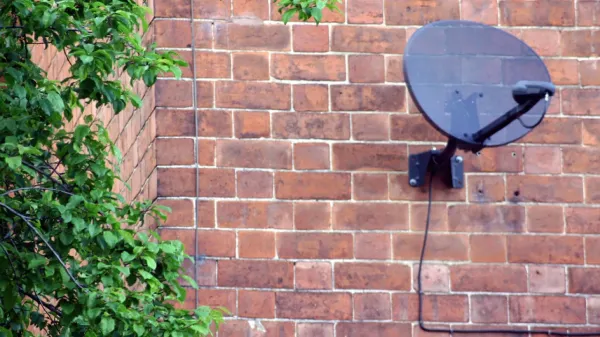 Fit a satellite dish