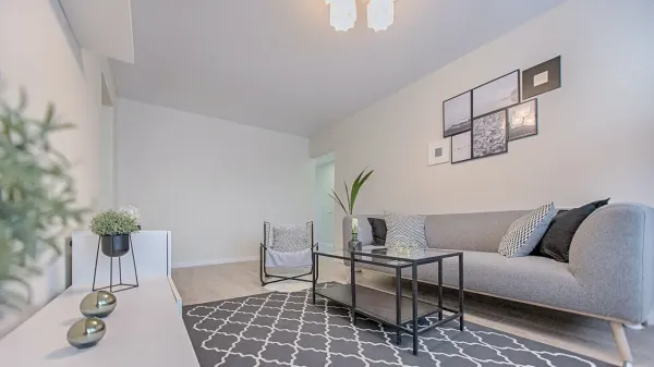 Paint and decorate a living room