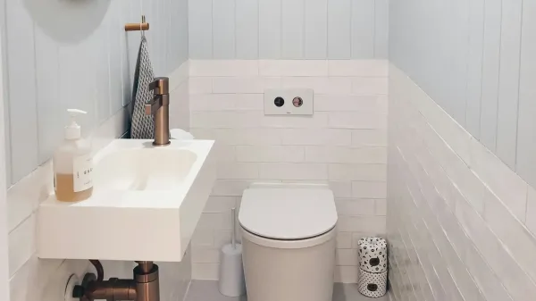 Fit a downstairs toilet Fit a downstairs toilet