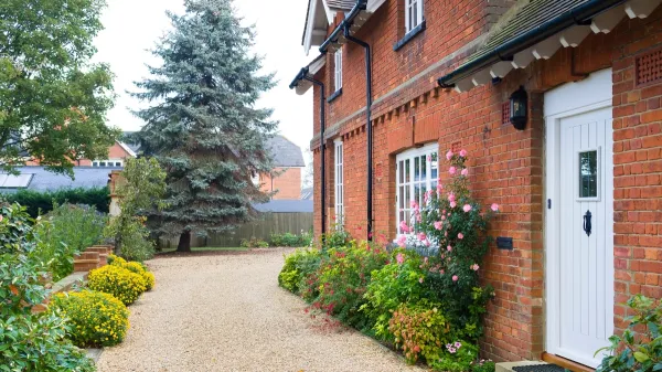Gravel driveway