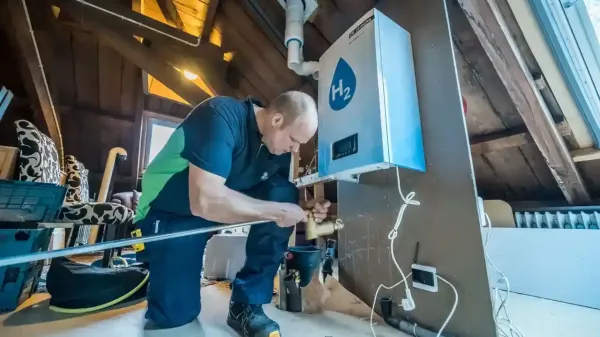 Install hydrogen boiler Install hydrogen boiler