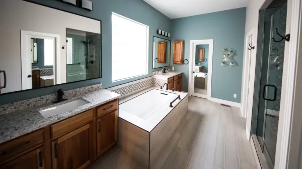 Paint a bathroom