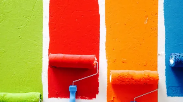 Painting and decorating a house