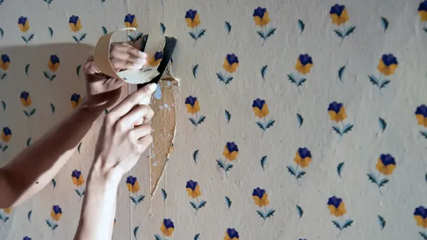 Removing and stripping wallpaper