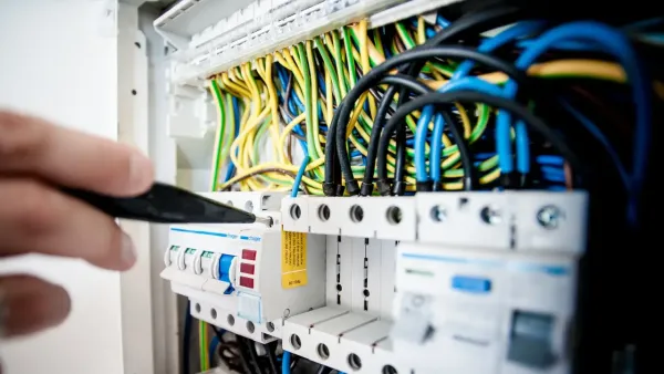 Rewire a house