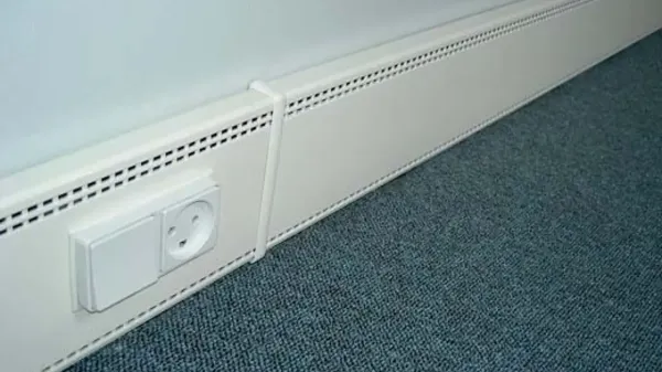 Install heated skirting boards Install heated skirting boards