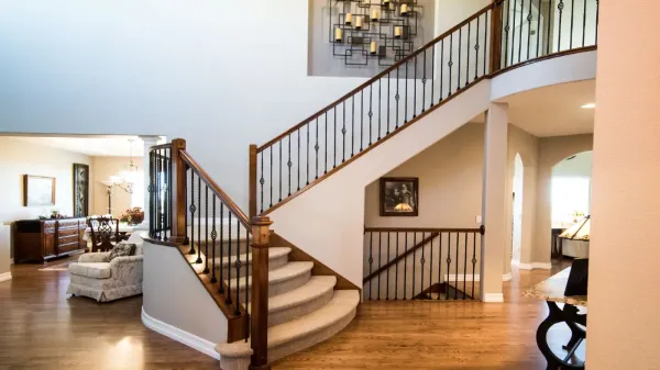 New staircase and bannister New staircase and bannister