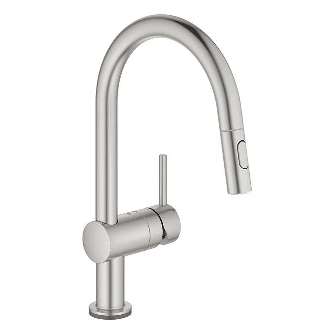 Grohe Minta Touch Electronic Kitchen Sink Mixer with Pull Out Spray - SuperSteel