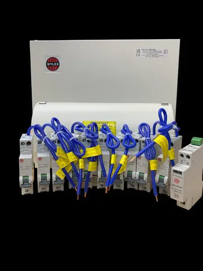 Wylex Consumer Unit NM1106 11-Way Pre-Populated SPD  w/ 8 RCBOs