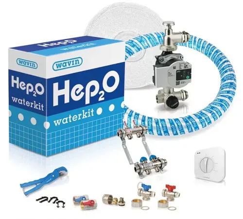 Wavin Hep2O Water Underfloor Heating - Standard Output 20m<sup>2</sup>