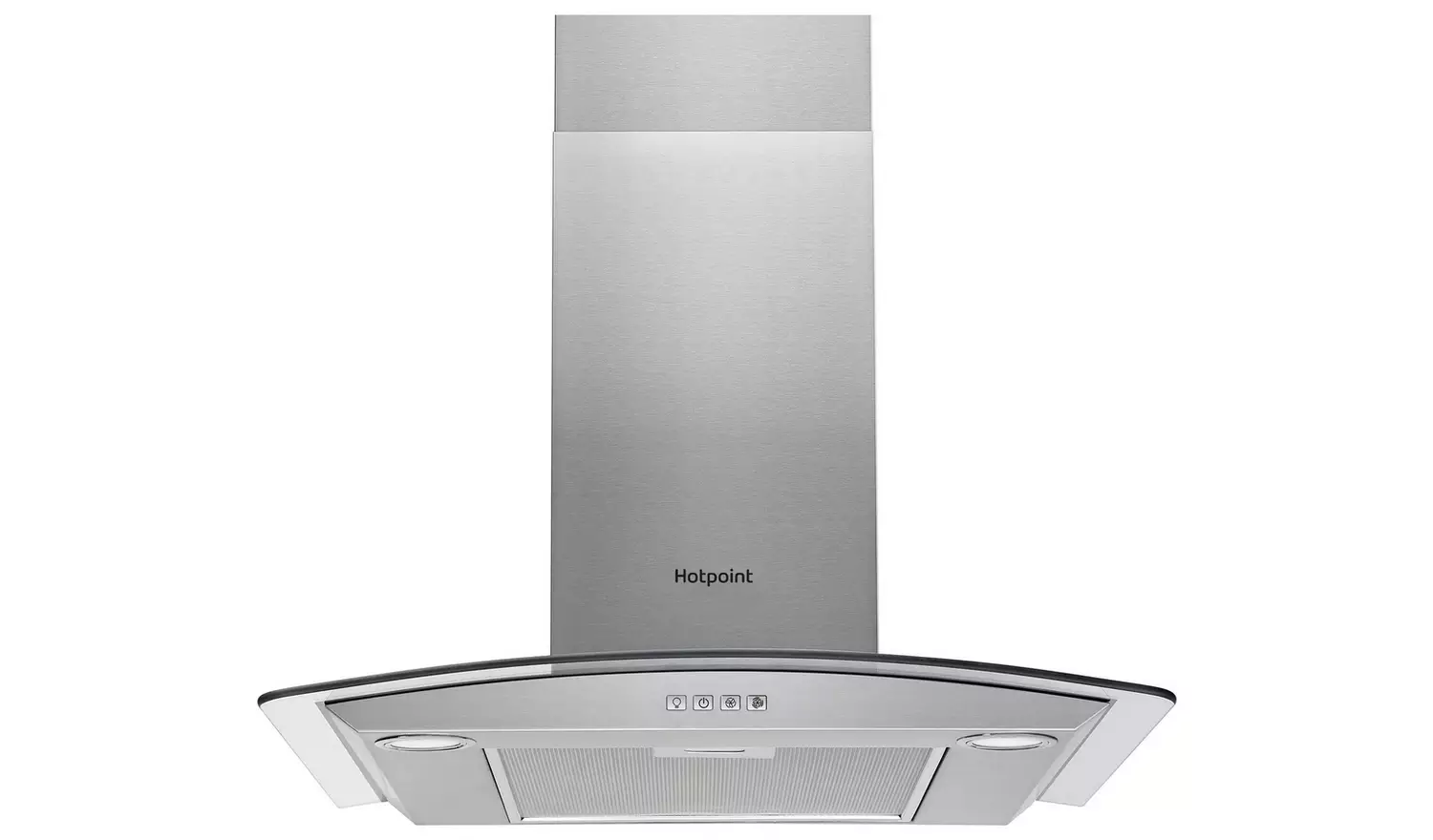 Hotpoint Curved Glass Chimney Hood