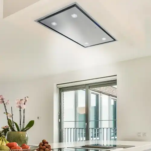 Skyline - 90cm x 60cm Stainless Steel Ceiling Cooker Hood 