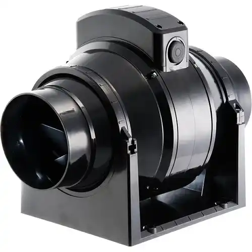 Manrose 100mm In-Line Mixed Flow Extractor Fan with Timer
