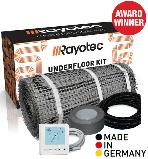 Rayotech Elite Kit System 150W/m² Electric Underfloor Heating Mat with WIFI Controller
