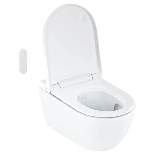 Geberit AquaClean Alba 375 x 565mm Wall-Hung Rimless Smart Shower Toilet