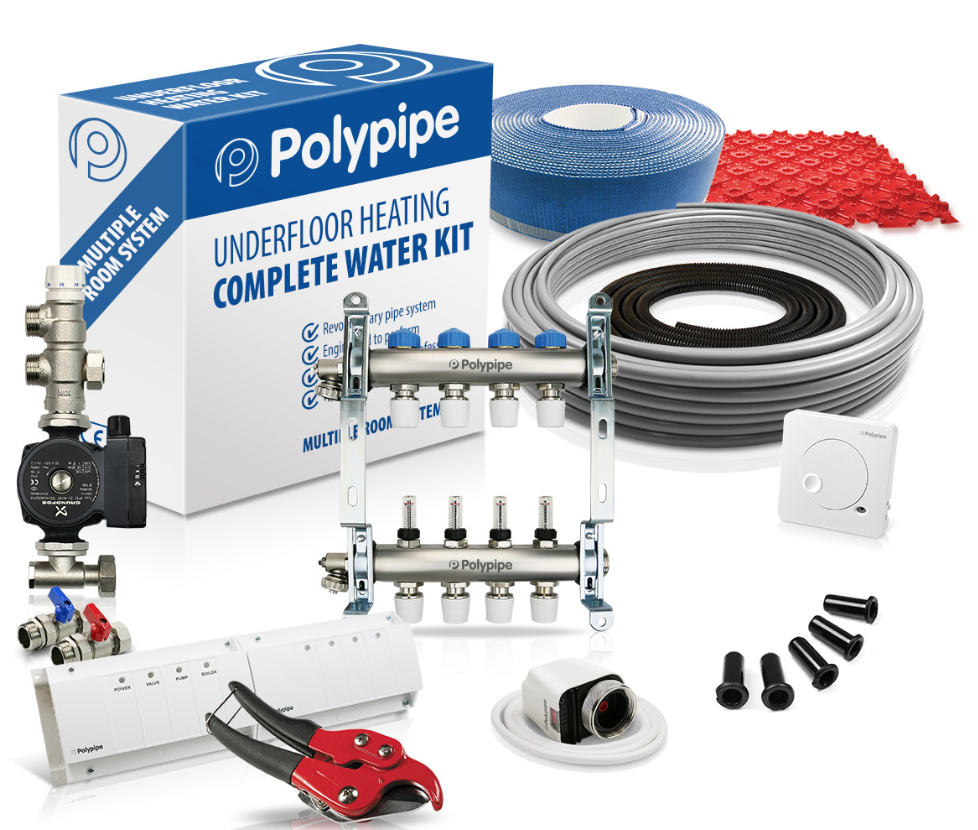 Polypipe Underfloor Heating Multiple Room System