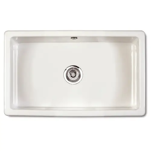 Shaws Classic Inset Single Bowl Ceramic Kitchen Sink
