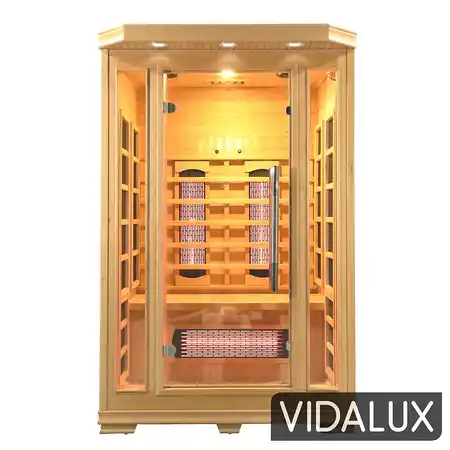 Vidalux Solara 2 Person Full Spectrum Infrared Sauna