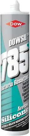 Dow 785+ Bacteria-Resistant Sanitary Silicone White 310ml