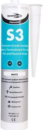S3 Sanitary Sealant EU3 White