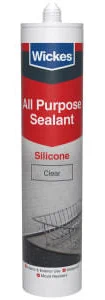 Wickes Clear All Purpose Silicone Sealant - 300ml