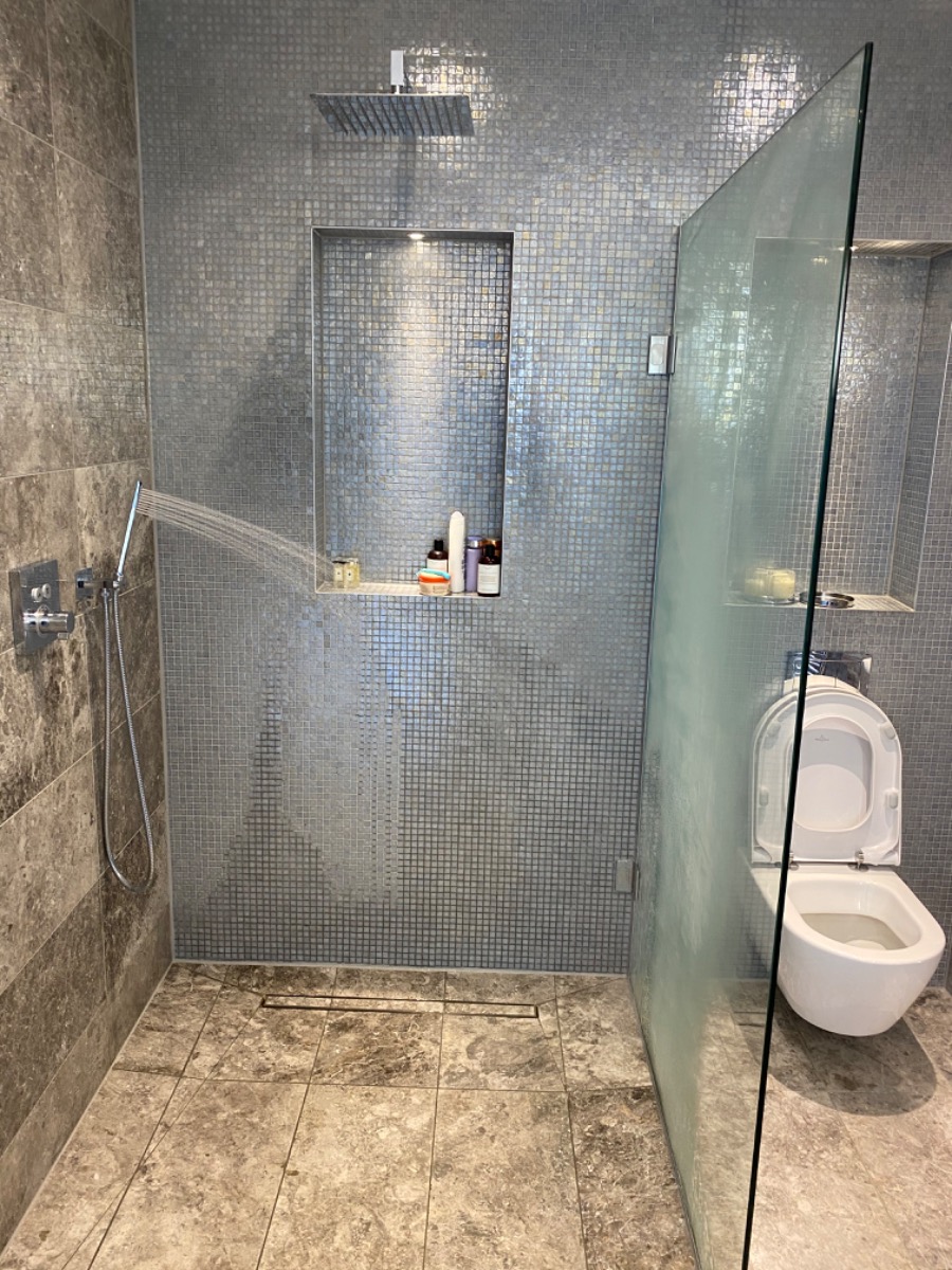 Bathroom Fitter: Image 1 – Wet room with WC 