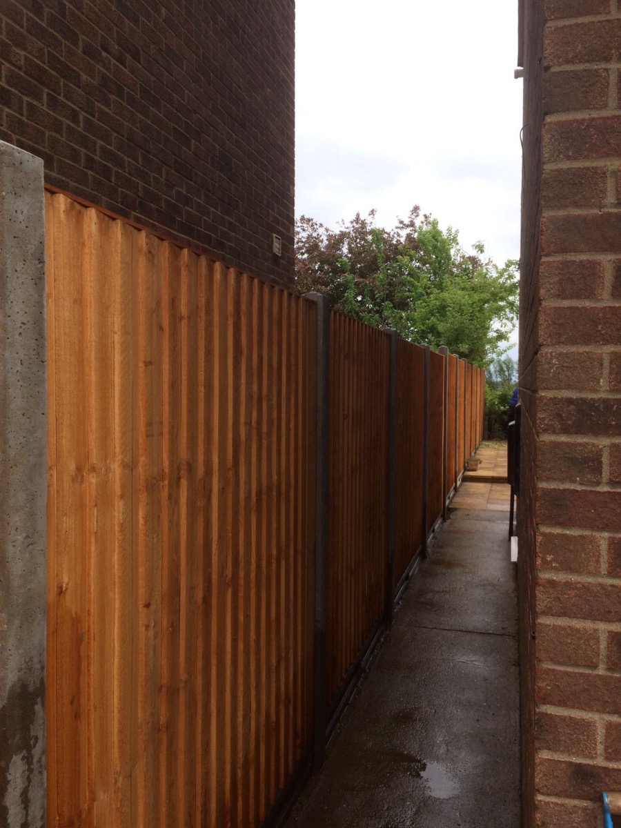 Replacement fence and posts, barnack 