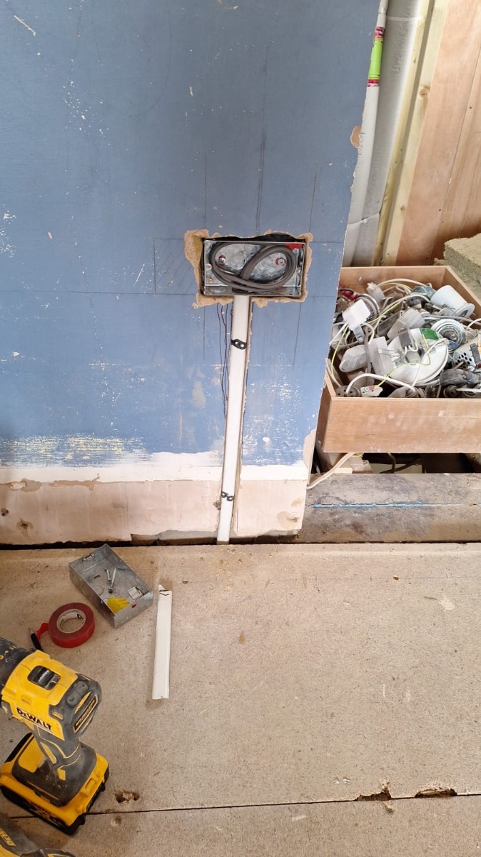 Electrician: Image 1 – Socket chase