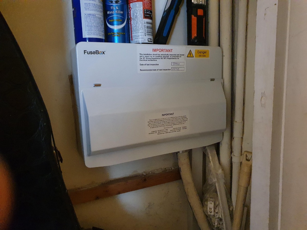 Company: Image 3 – consumer unit upgrade